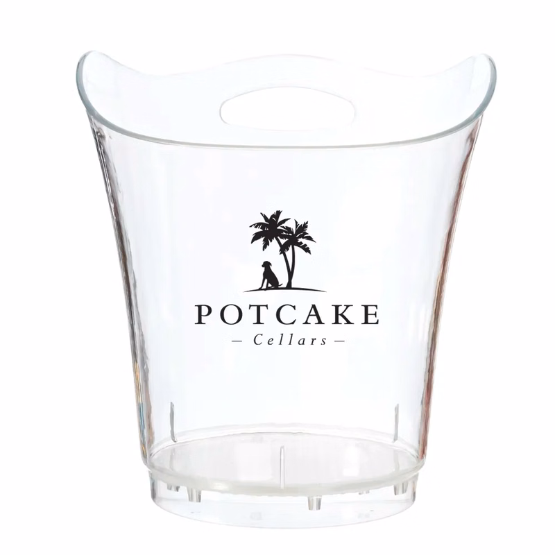 5.5L Clear Tulip Ice Bucket