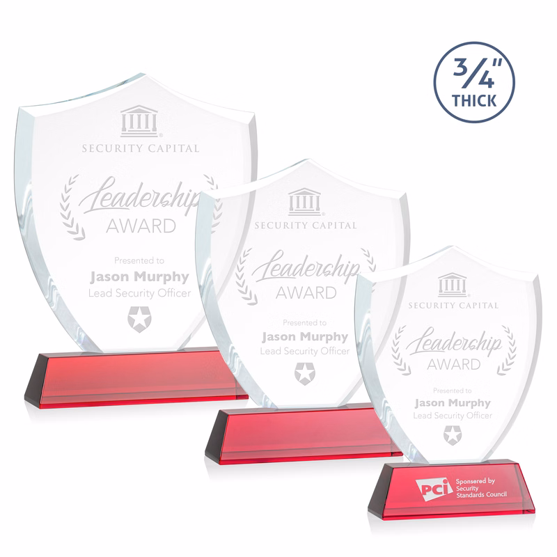 Scudo Shield Award on Newhaven - Red