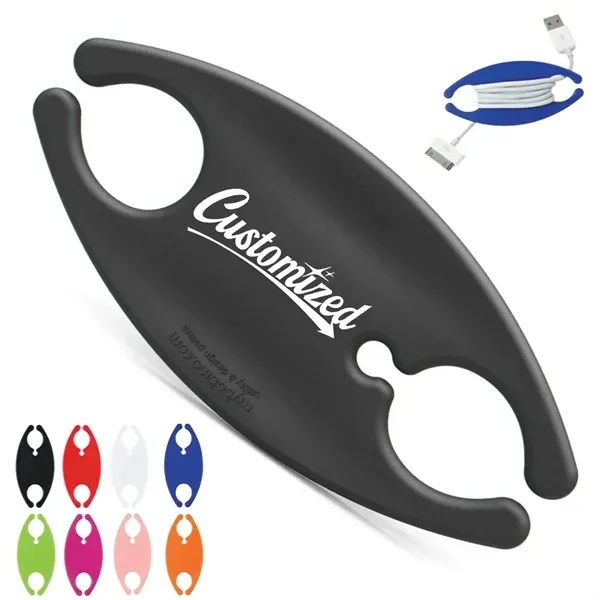 Custom Compact Earbud Cord Organizer 3.15" — Cable Management Tech Accessory 1