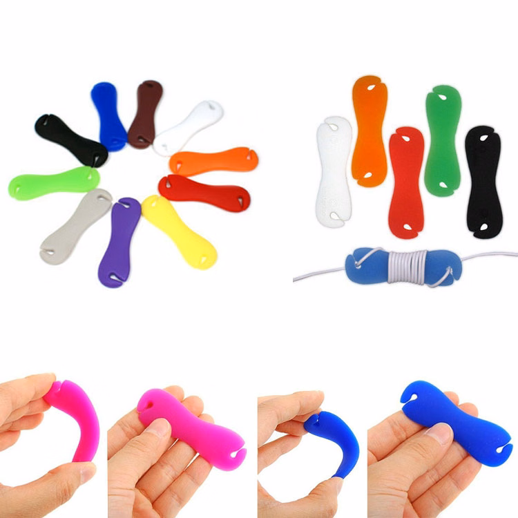 Bone Shape Silicone Cable Winder