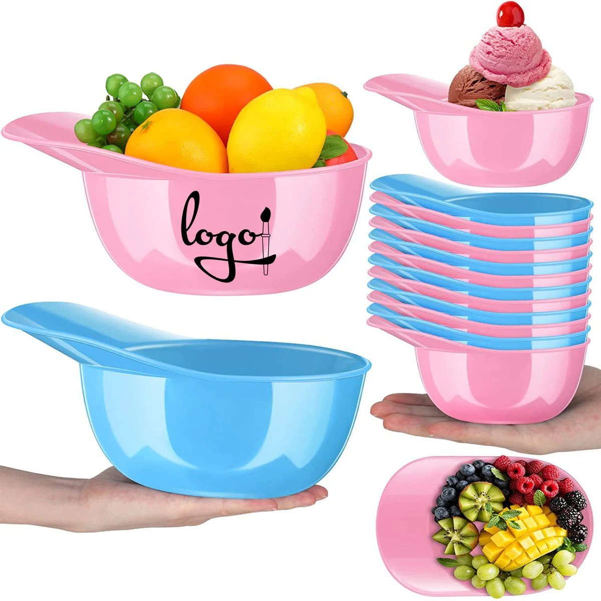 Kids' Ice Cream Baseball Bowl 1