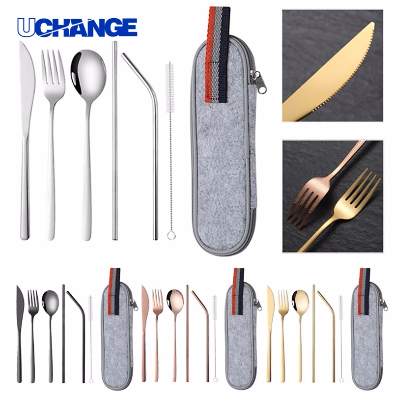 Stainless Steel Cutlery Set in Pouch