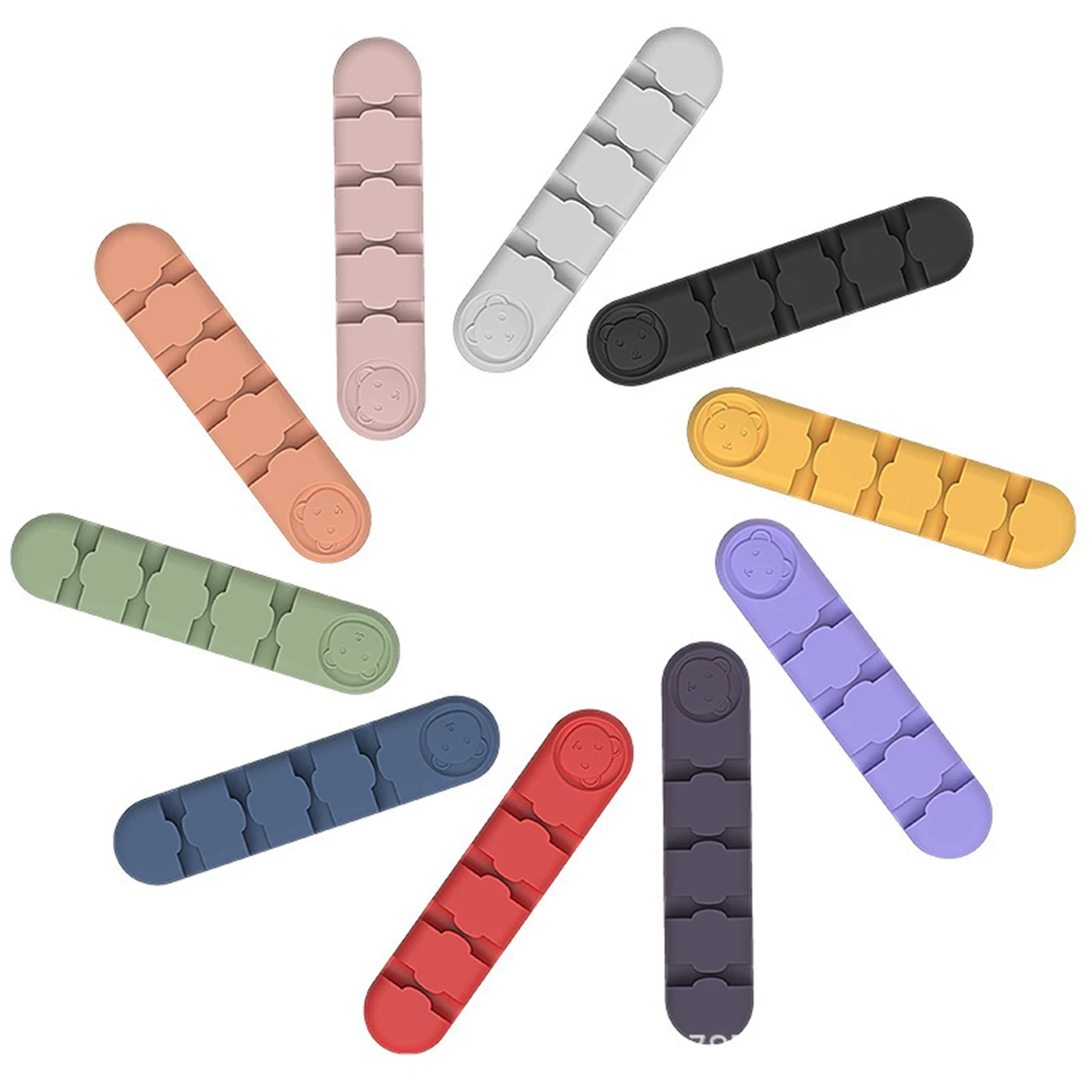 Silicone Cable Clip Organizer 1