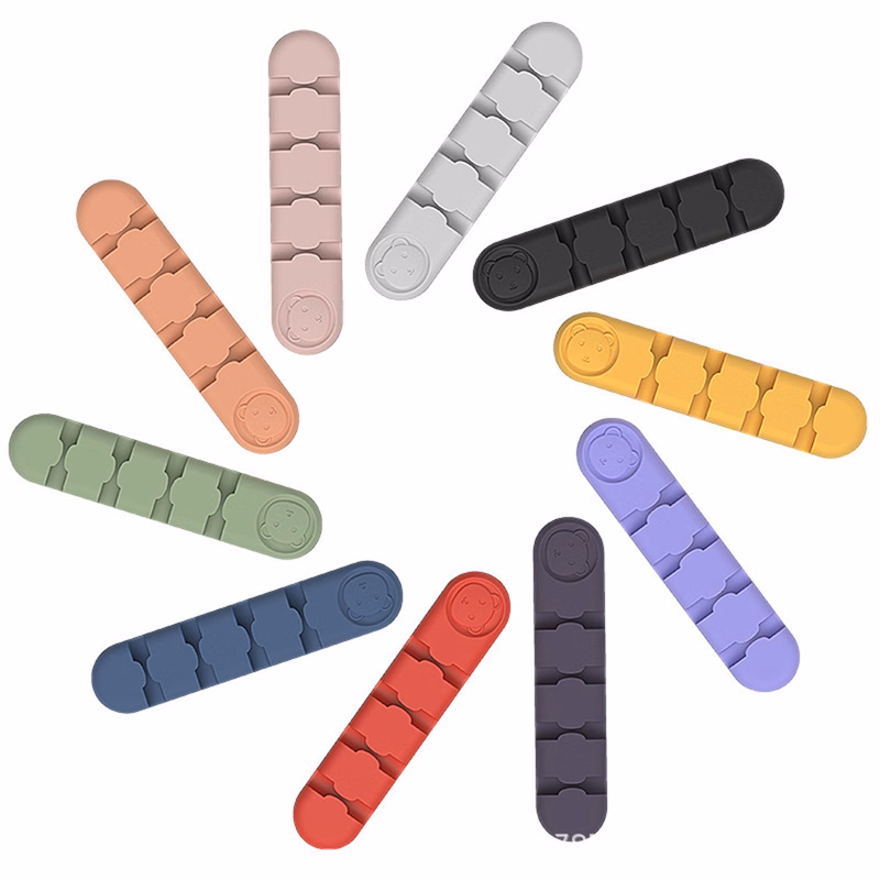 Silicone Cable Clip Organizer