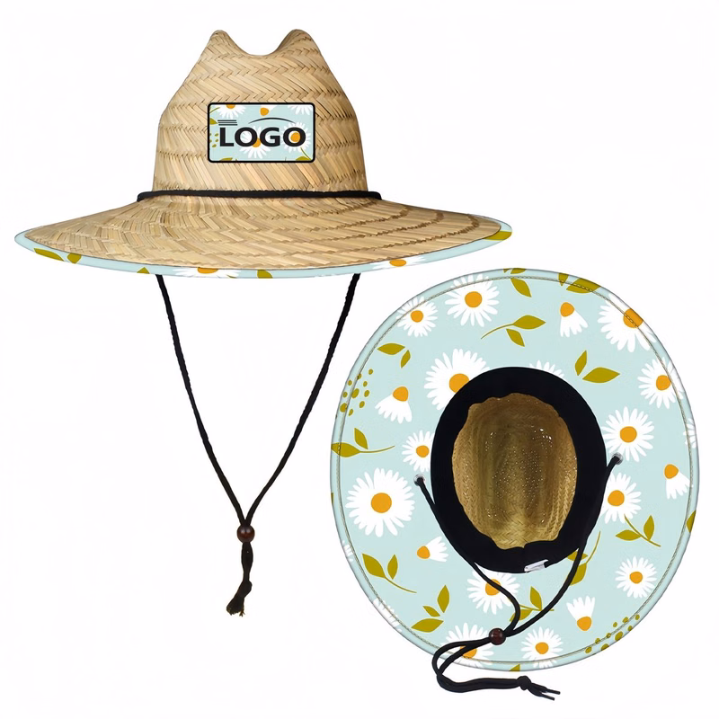 Large Birm Lifeguard Straw Hat