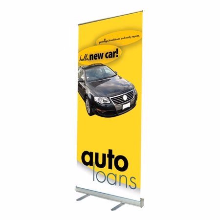 33-1/2"w x 79"h Digitally Printed Banner