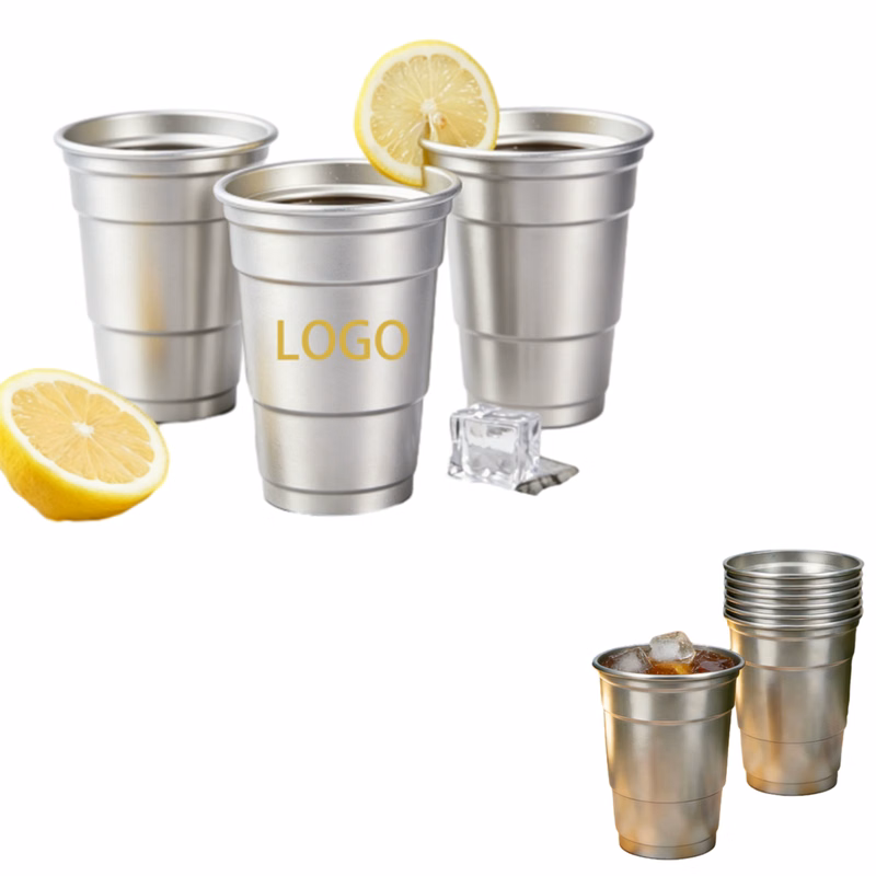 Food-grade aluminum cups with printable logos