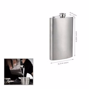 Stainless Steel Hip Flask With Tightly Sealed Cap