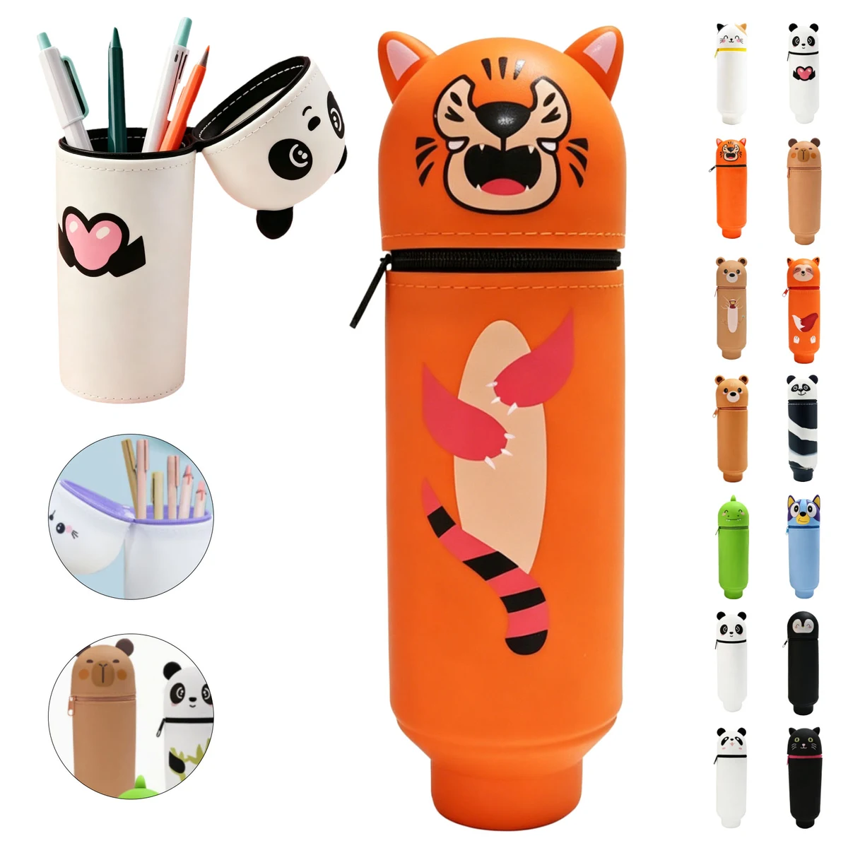 Cartoon Silicone Pen Holder 1