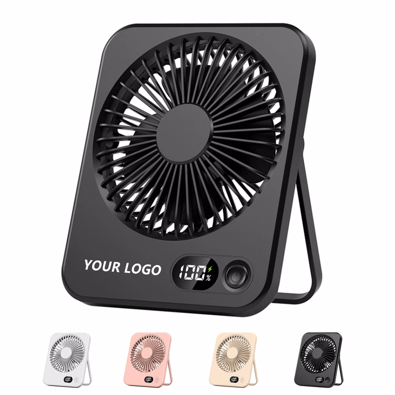 USB Desktop Fan LED Digital Display