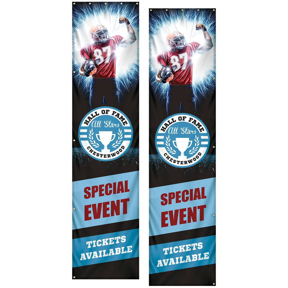 13' Giant Flagpole Replacement Banner Double Sided 1
