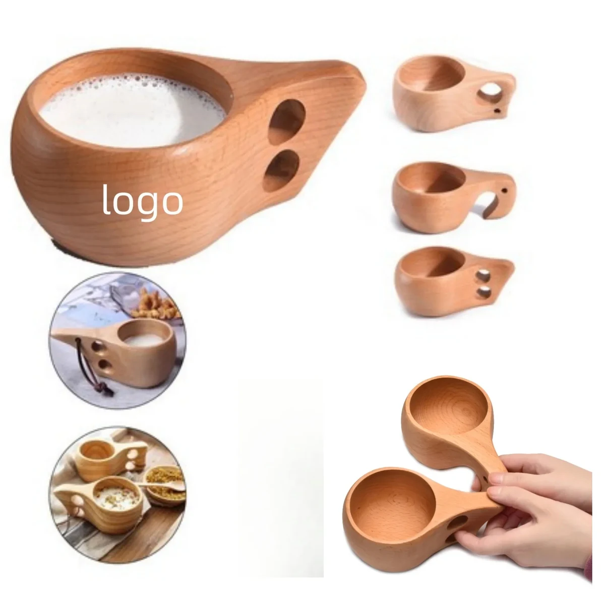 Camping Wood Mug 1
