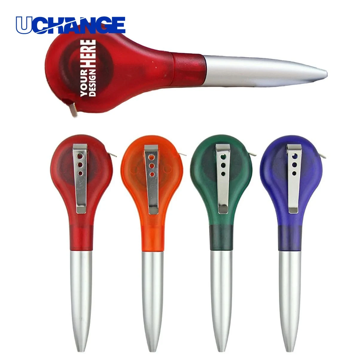 Retractable Tape Measure Ballpoint Pen Tool for Utility, custom pen with logo imprint 1