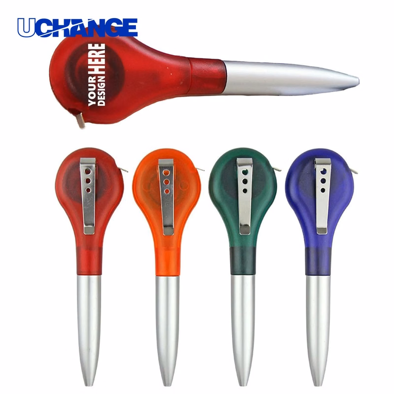 Retractable Tape Measure Ballpoint Pen Tool for Utility