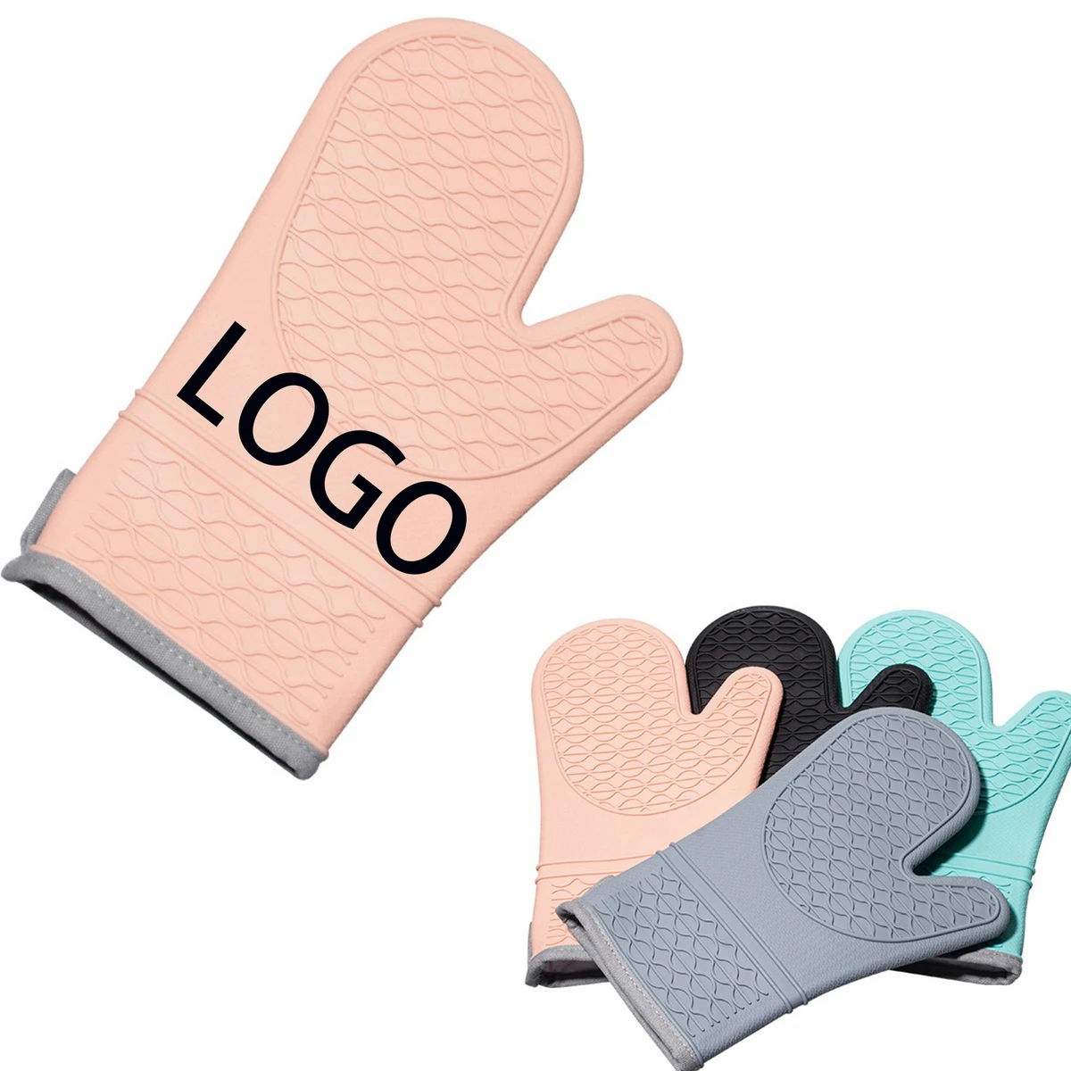 Microwave Two Finger Kitchen Cleaning Gloves 1