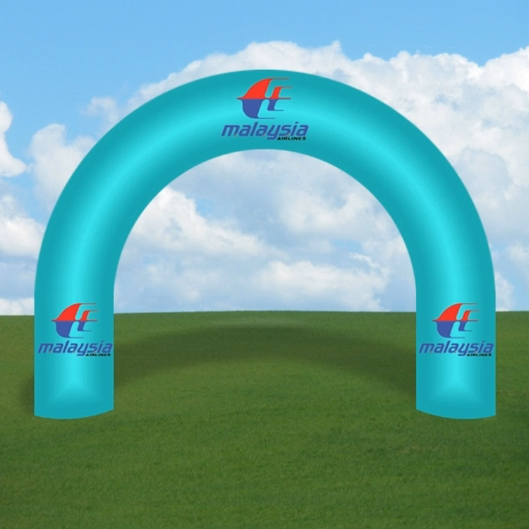 Inflatable Arches - Curved W/ Painted Logo