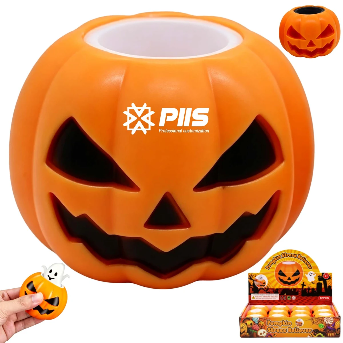 Halloween Spooky Pumpkin Squeeze Toy 1