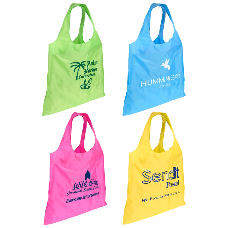 Spring Sling Polyester Folding Tote