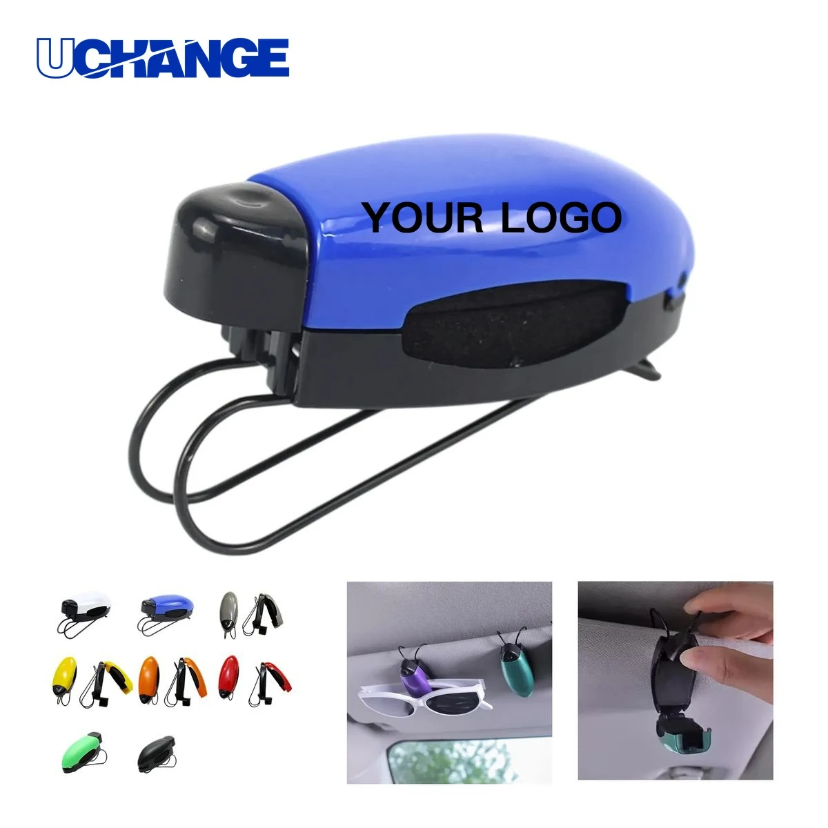 Car Visor Glasses Clip with Secure Sponge Lining for Vehicle Use 1