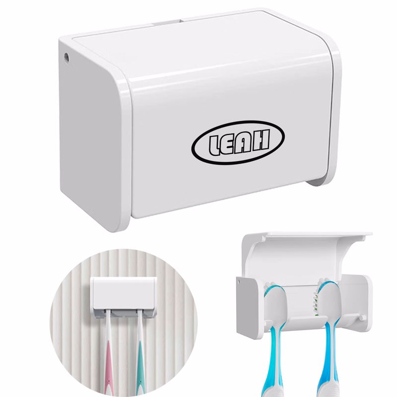 Wall Mounted Toothbrush Holder With Cover