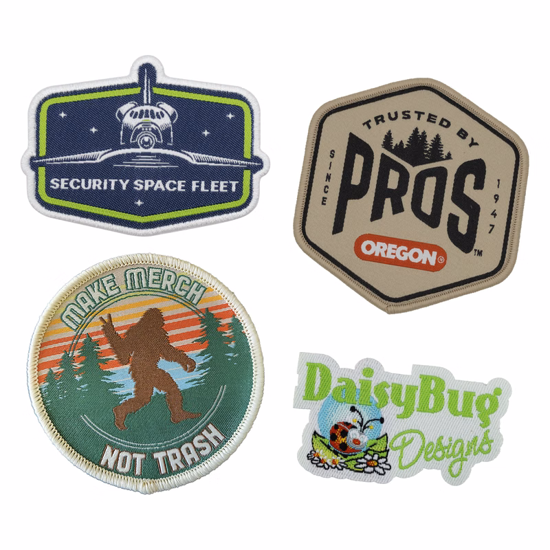Custom Recycled Woven Patches (2")