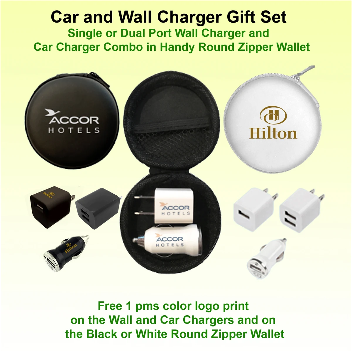 Car and Wall Charger Gift Set Combo 1
