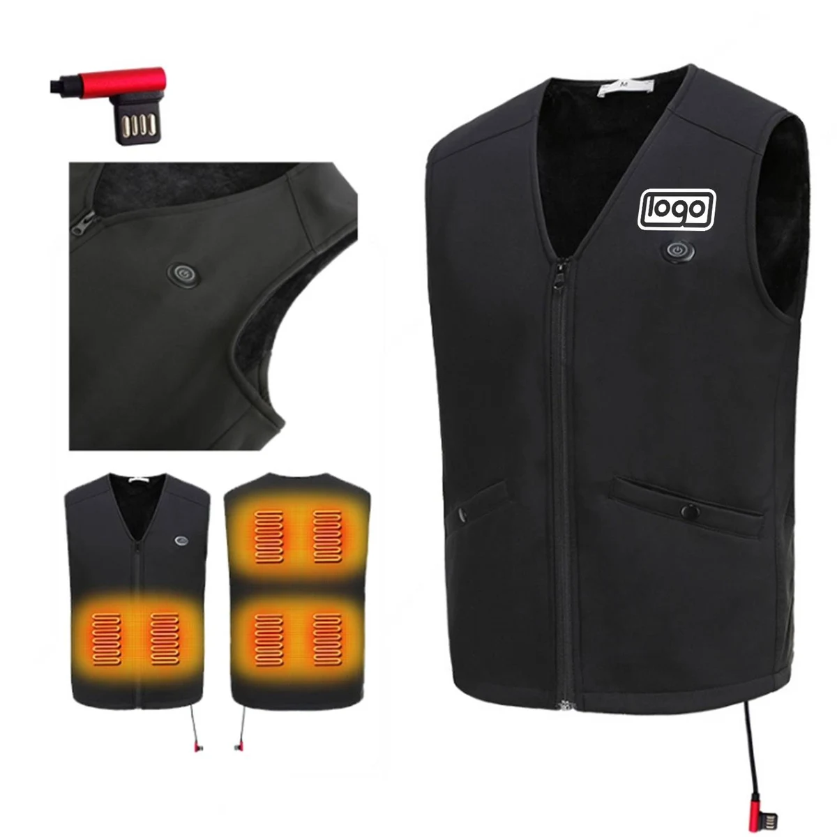 Lightweight Heated Vest for Men and Women with Battery Pack 1