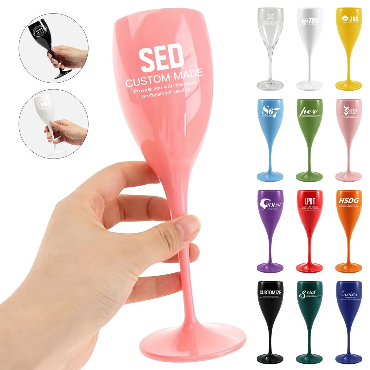 Customizable 130ML Plastic Highball Glass 1