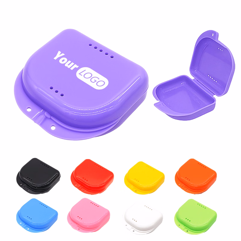 Snap Lock Orthodontic Mouth Guard Case