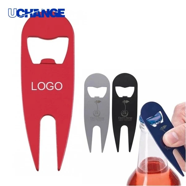 Golf Divot Tool with Bottle Opener for Courses & Club Events 1