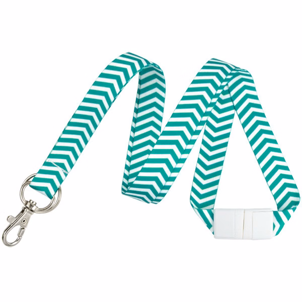 Zig-Zag Breakaway Lanyard (Green)