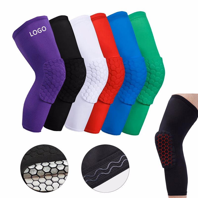 Exercise Leg Compression Honeycomb Sport Knee Pad