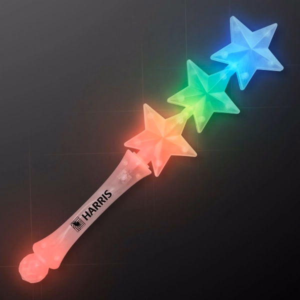 Light-up flashing wand