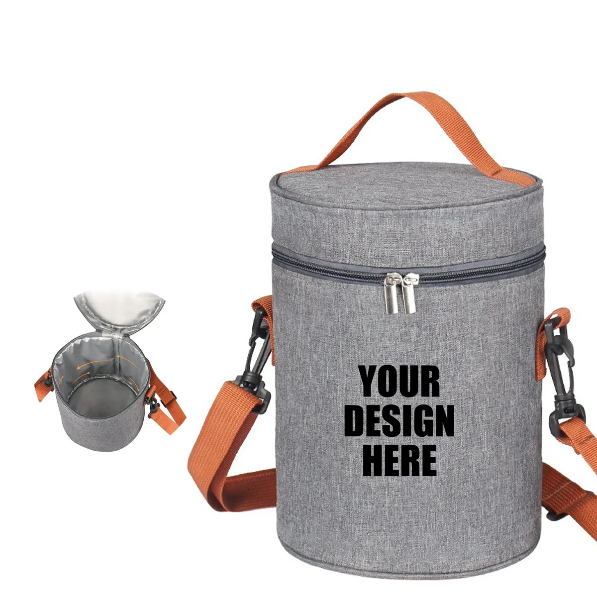 PEVA Portable Bucket Cooler Bag 1