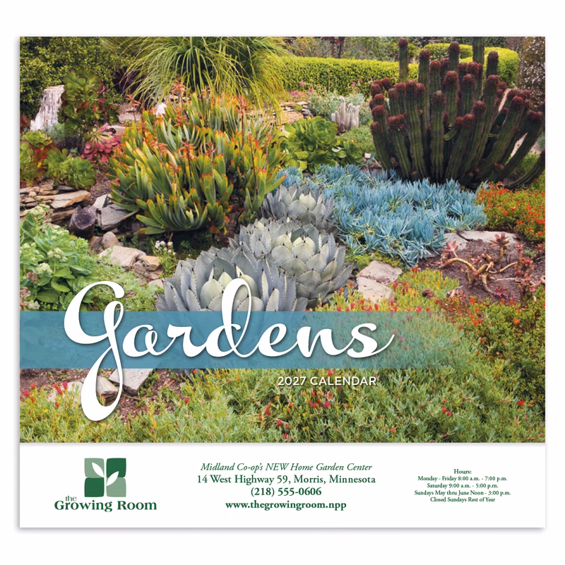 HotLine® Products Gardens Appointment Calendar - Stapled