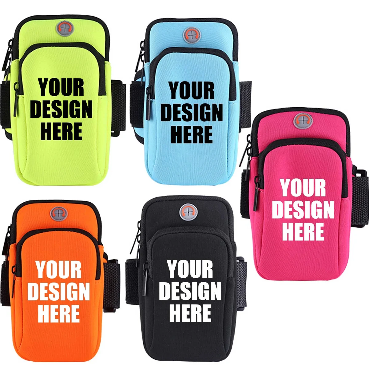 MOQ50 Sport Cell Phone Arm Bag With Earphone Hole 1