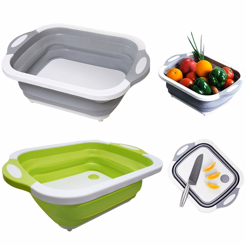 3-in-1 Collapsible Cutting Board Set