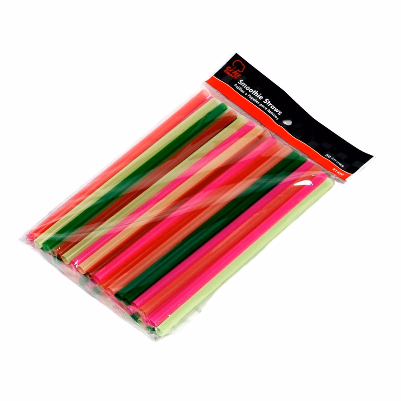 Jumbo Straws - 25 Pack Neon Colors