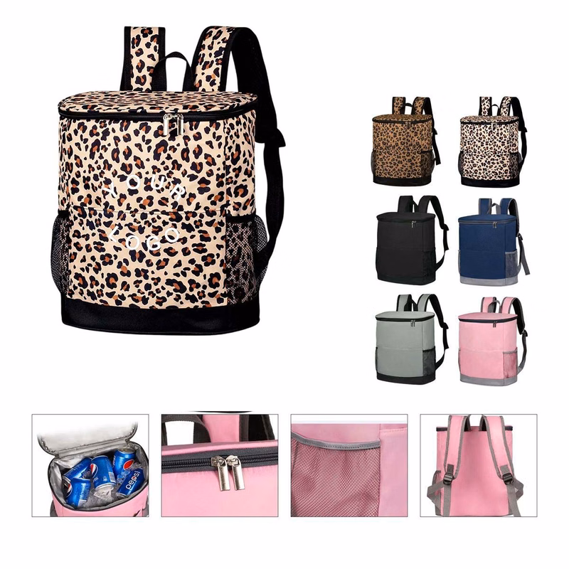 Backpack Style Cooler Bag with PEVA Lining Waterproof