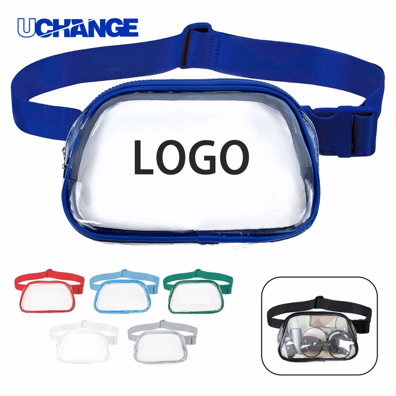 Adjustable Transparent Travel Waist Bag Organizer