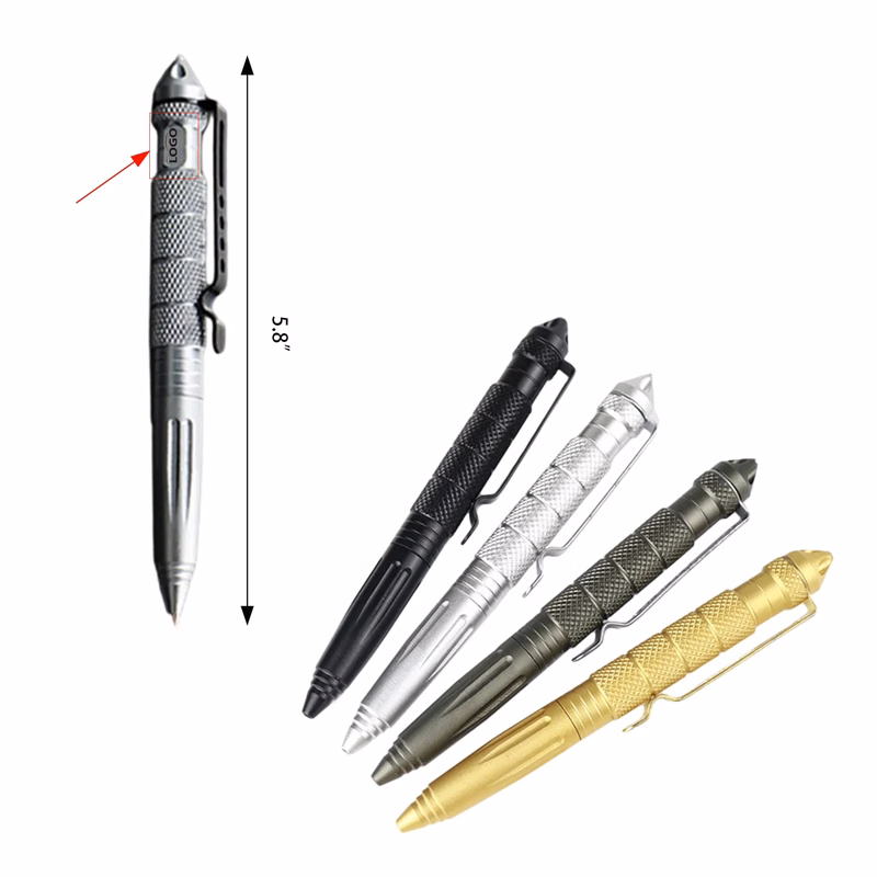 Tungsten Tip Broken Window Cone Self-Defence Pen MOQ 50PCS