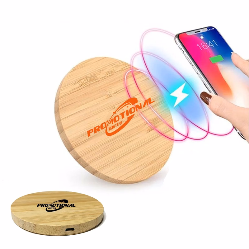 Custom Bamboo Phone Wireless Charging Pad