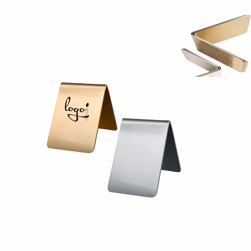 Foodservice Stainless Steel Table Tent Sign