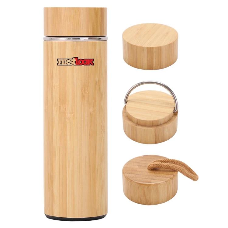 Burra Bamboo Drink Bottle, custom water bottle with logo imprint 1