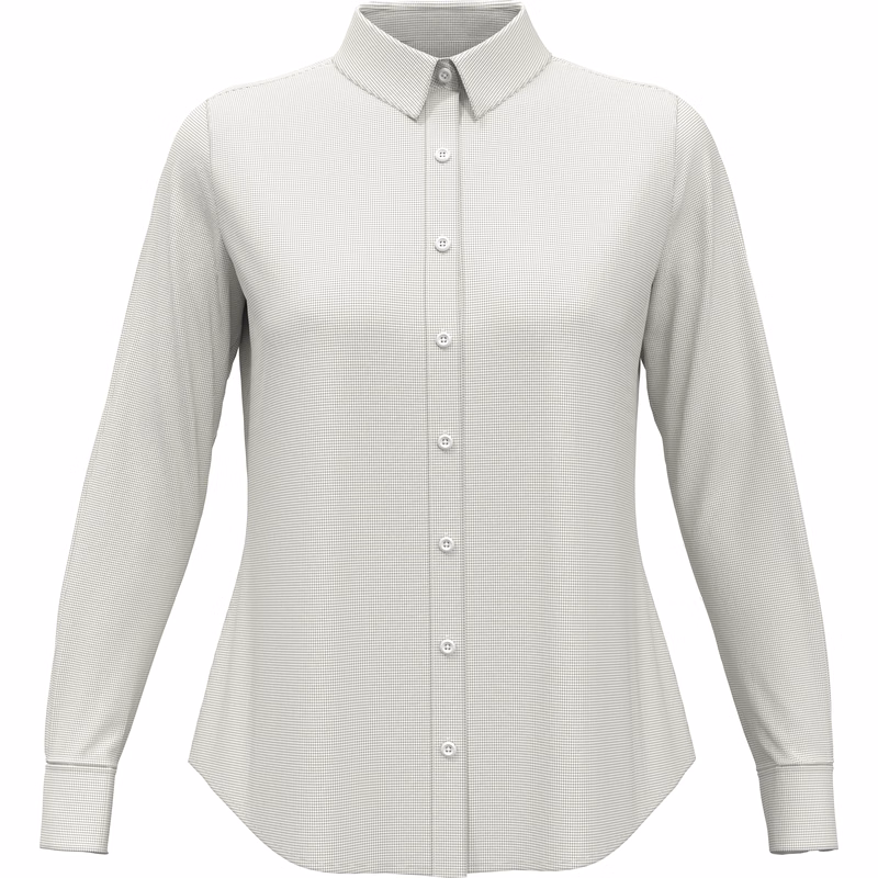 Women's Mini Grid Woven Shirt