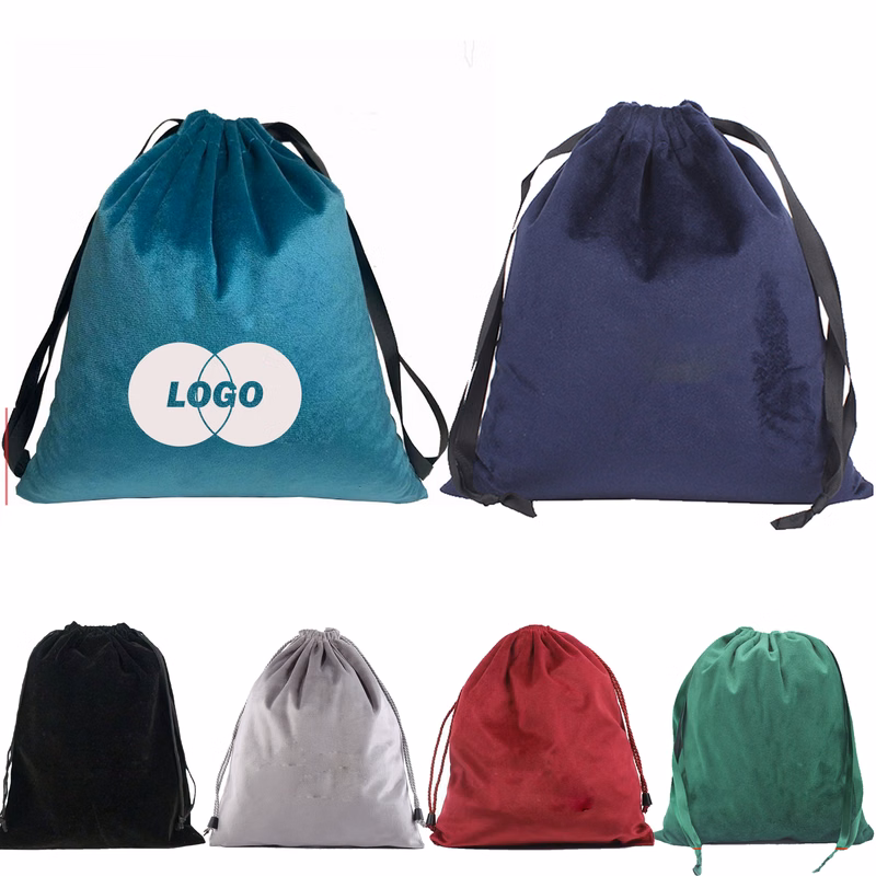 Velvet Drawstring Bags Hair Dryer Bag 12" x 8"