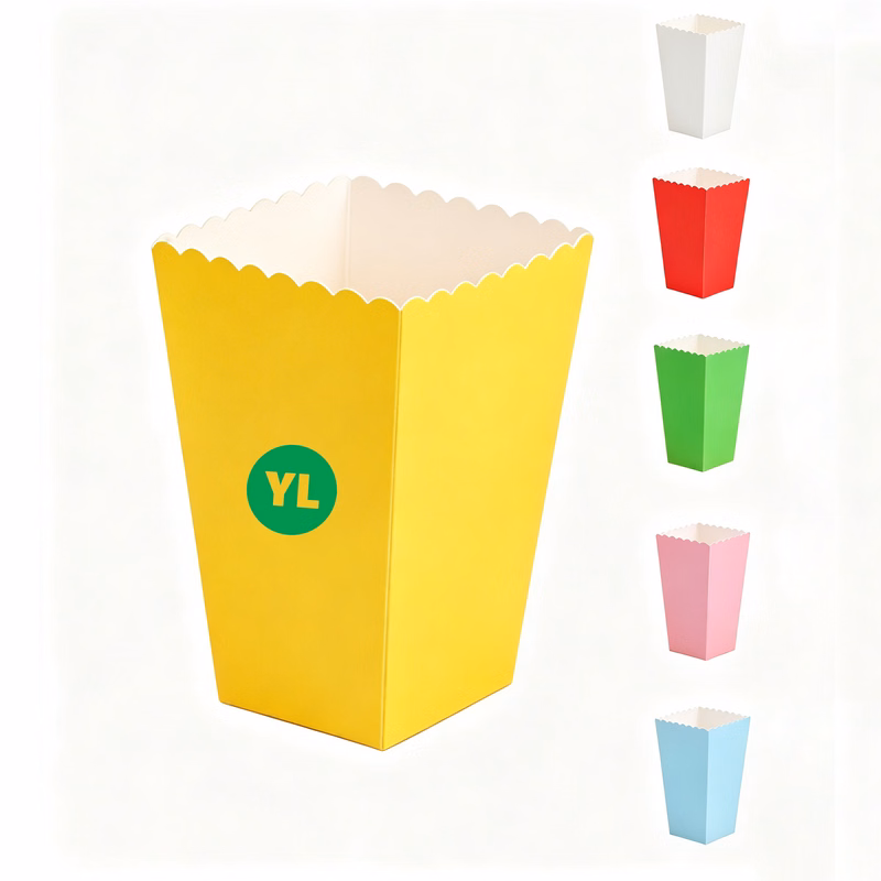 Vibrant Disposable Paper Treat Boxes for Parties
