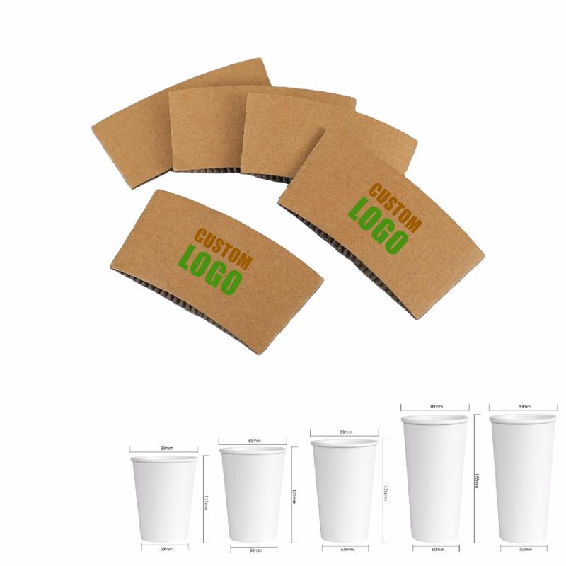 MOQ 50 pcs Corrugated Beverage Sleeves