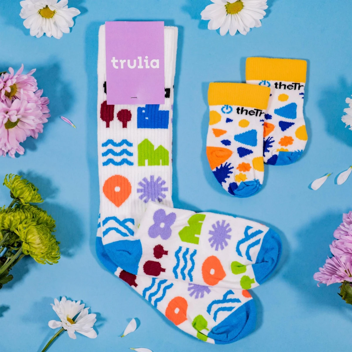 Regular Earth Day Socks - Step Lightly for the Planet - American Made 1