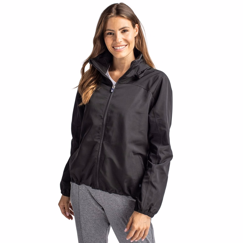 Cutter & Buck Charter Recycled Packable Womens Full Zip Jacket